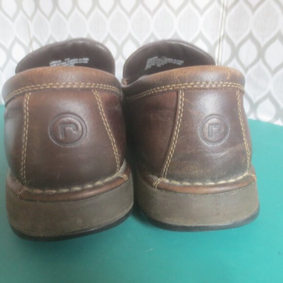 Rockport Mens Size 11 Loafer Driving Shoes Brown Leather Slip On Comfort Shoes. - Picture 10 of 16